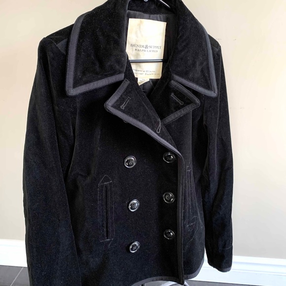 Polo by Ralph Lauren Blk Velvet Jacket - Brand New - Picture 1 of 6